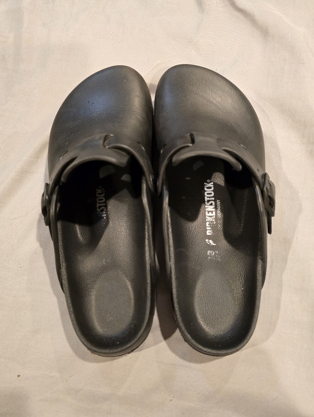 Birkenstock Unisex Boston Eva Clog Black Size Mens 5/Womens 7 - Picture 2 of 10